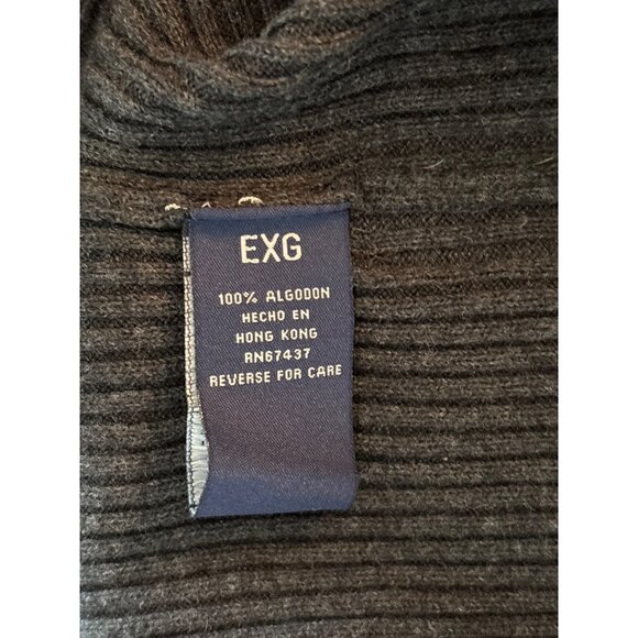 Polo Jeans Company Mens Size XL Cotton Ribbeds Knit Stretch Gray Sweater V-Neck - Picture 8 of 8